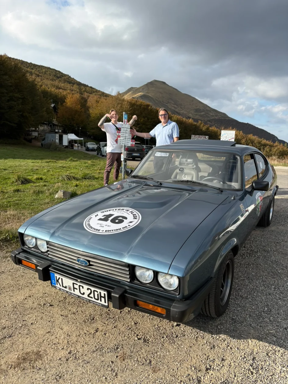 Ford Capri am Gampenpass